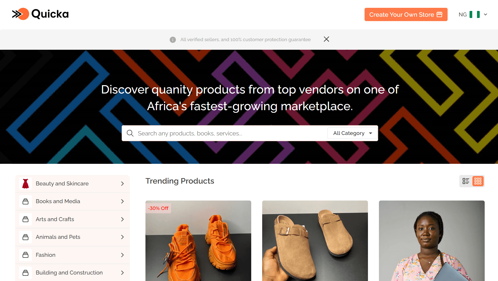 Quicka - Marketplace